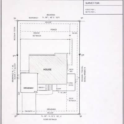 Property boundary survey drawing document - ALTA SURVEY Minneapolis Official lot survey drawing showing measured property boundaries, setbacks, and building footprint